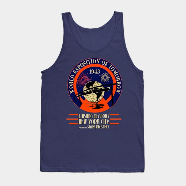 World Exposition of Tomorrow 1943 Tank Top by ThemeParkPreservationSociety